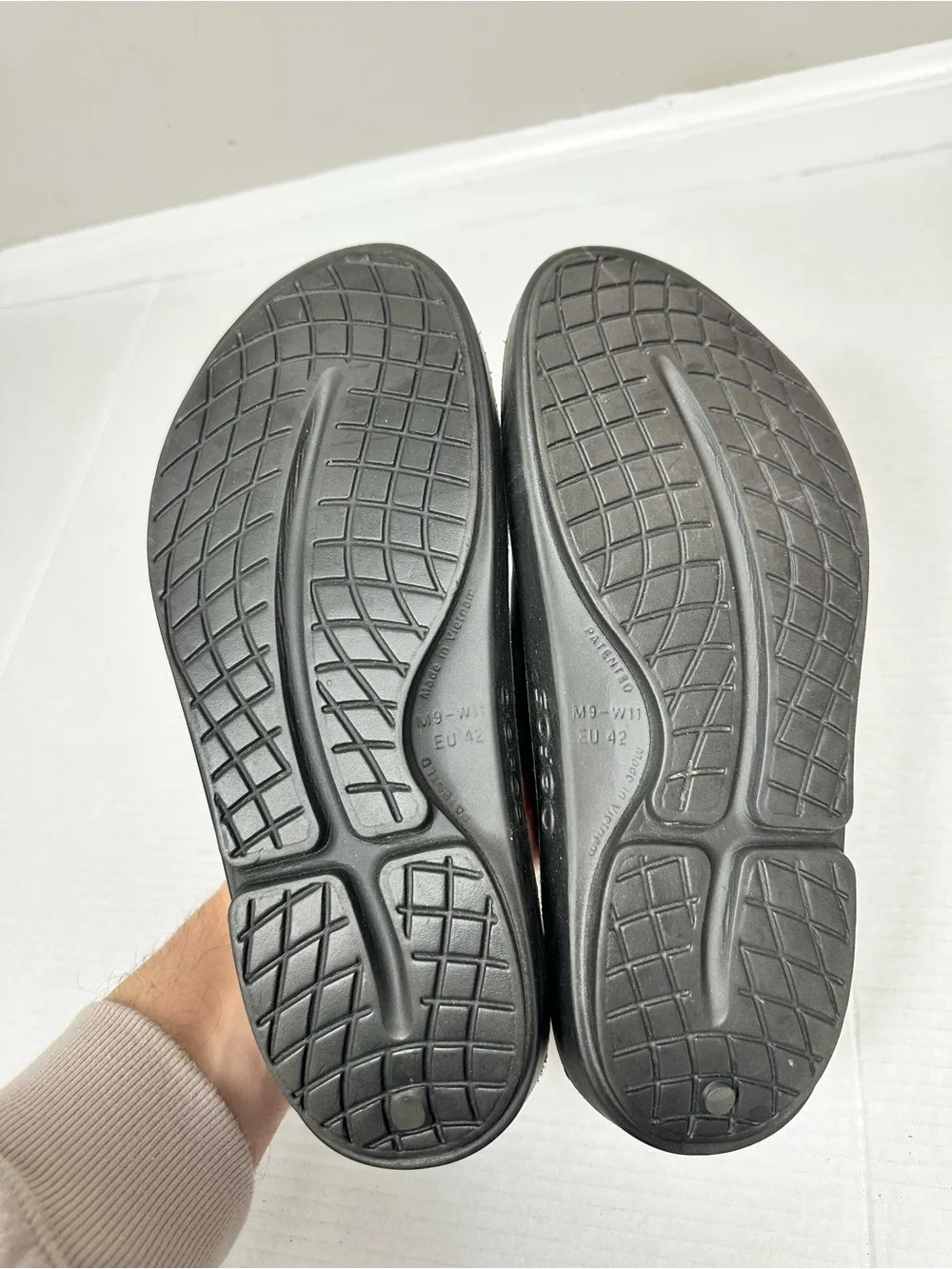 OOFOS OOahh SLIDE UNISEX Slip-On Slide Sandals - Cushioned Comfort Size 9.0
